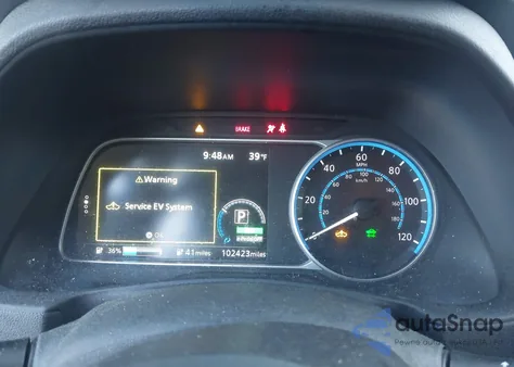 2019 Nissan Leaf S из США, поврежденный, VIN 1N4AZ1CP0KC305711